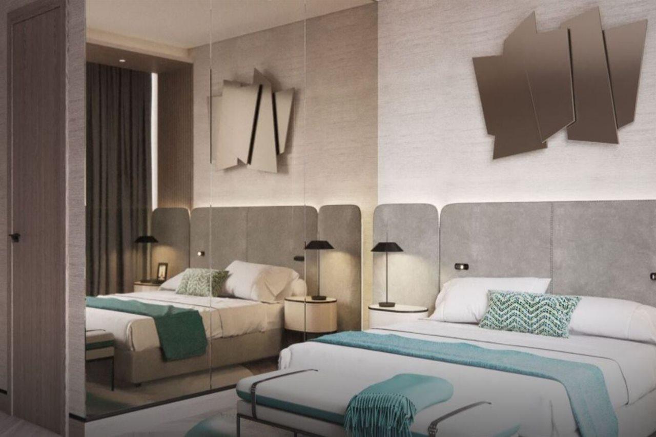Paramount Hotel Midtown Dubaï Extérieur photo A room at the hotel