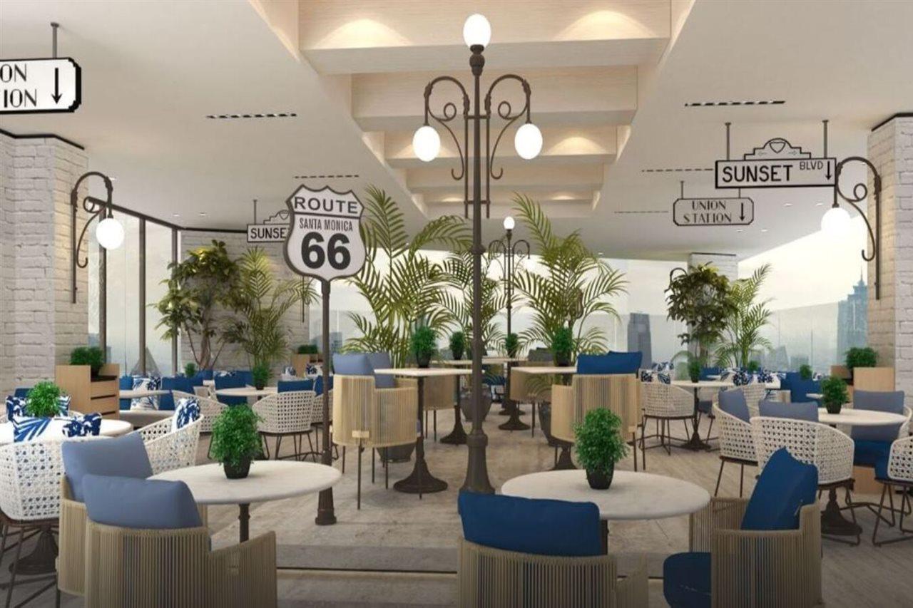 Paramount Hotel Midtown Dubaï Extérieur photo The interior of the restaurant