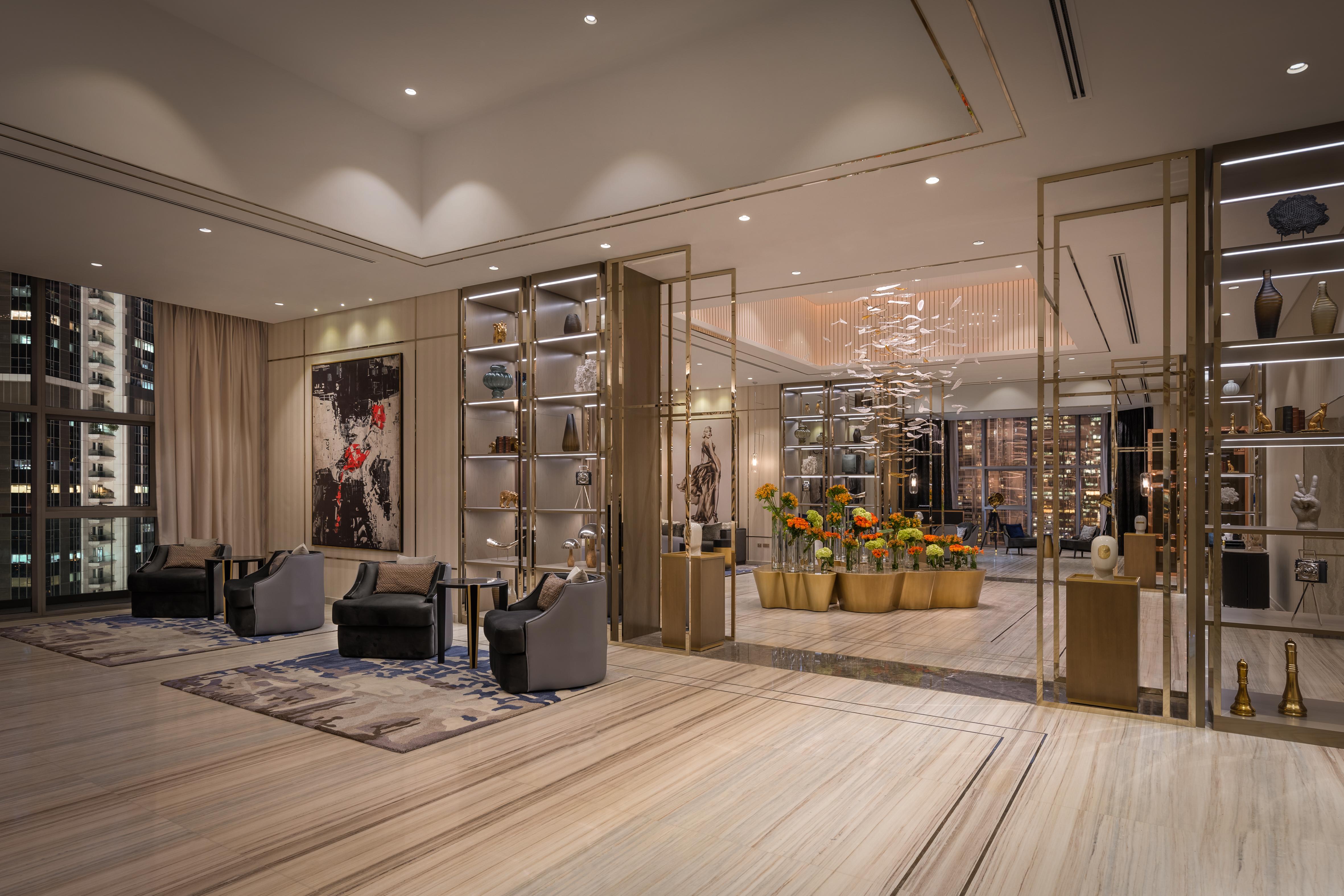 Paramount Hotel Midtown Dubaï Extérieur photo The lobby